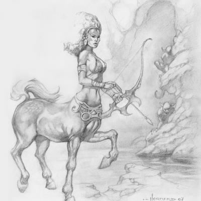femme centaure