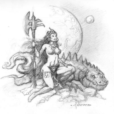 Princesse et dragon